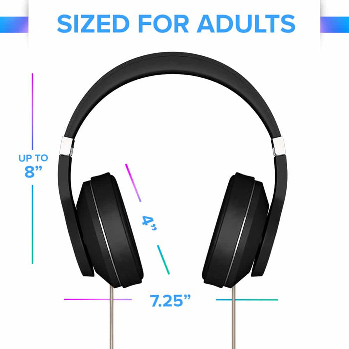 Air-Tube Headphones dimensions