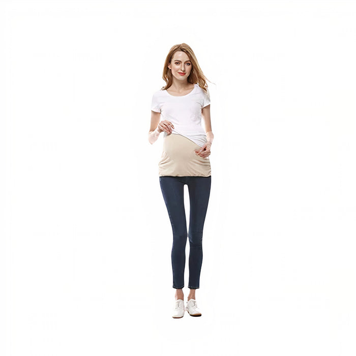 EMF Belly Band worn by pregnant women front view