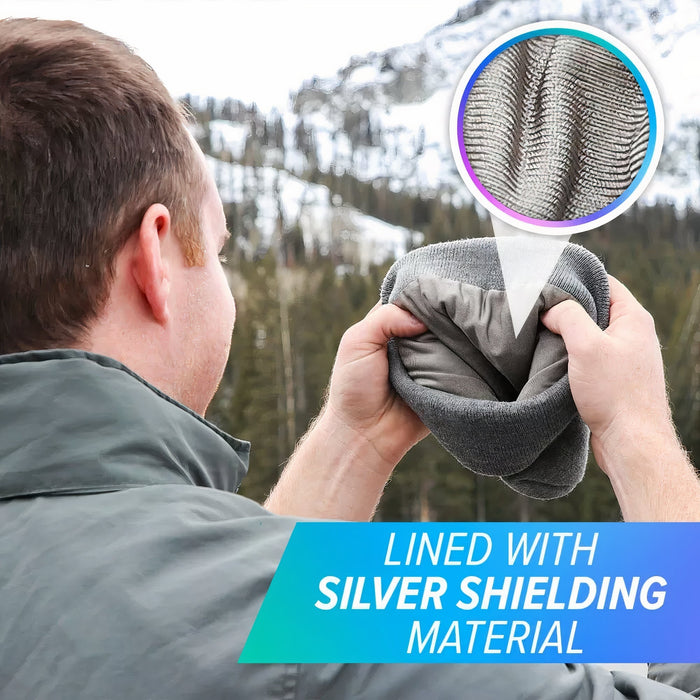 EMF Beanie inner silver lining