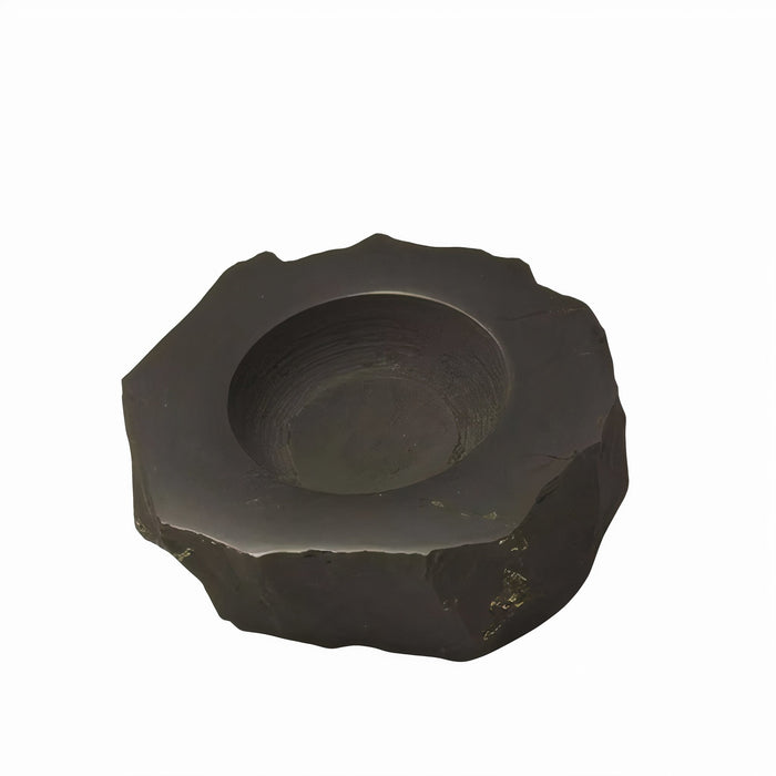 Shungite single candle holder