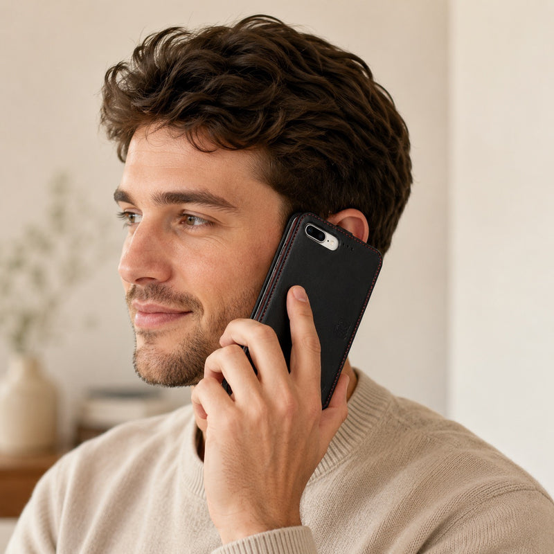 WaveWall™ Flip EMF Blocking iPhone Case & Card Holder