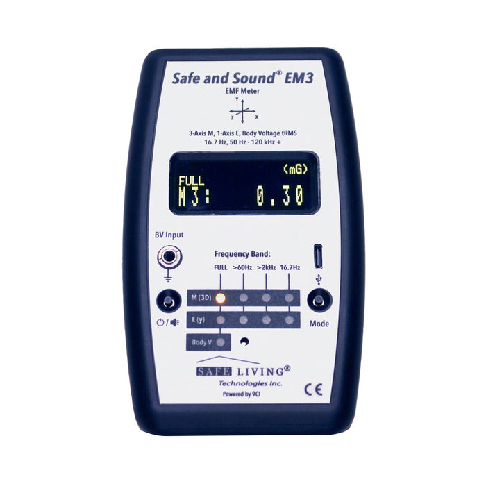 2025 Edition Safe and Sound EM3 EMF Analyser 50 Hz - 400 kHz