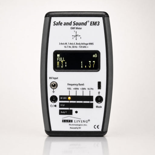 2026 Edition Safe and Sound EM3 EMF Analyser 50 Hz - 400 kHz - Safe and Sound