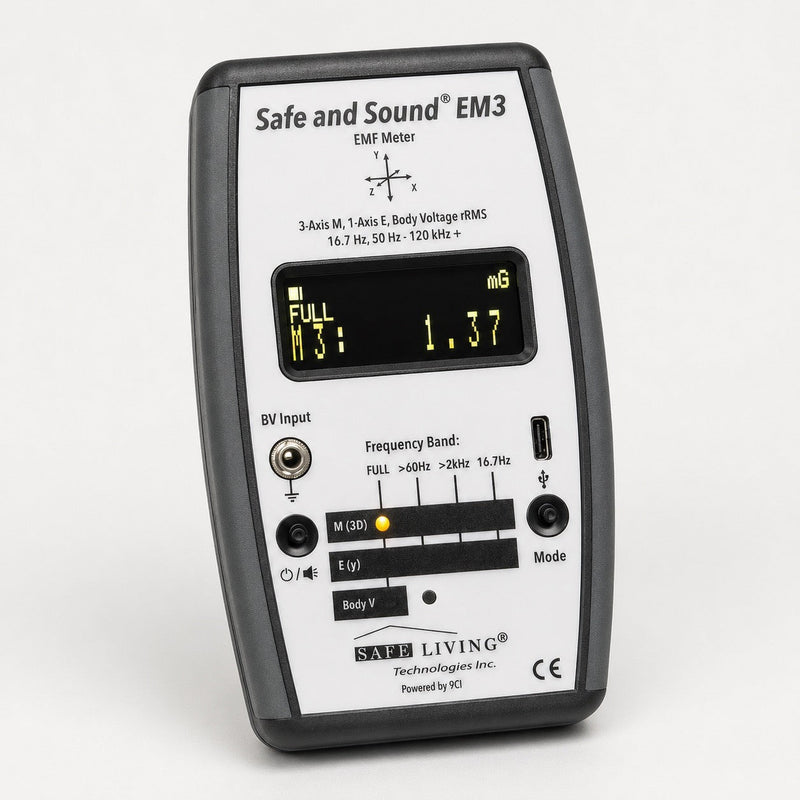 2026 Edition Safe and Sound EM3 EMF Analyser 50 Hz - 400 kHz - Safe and Sound