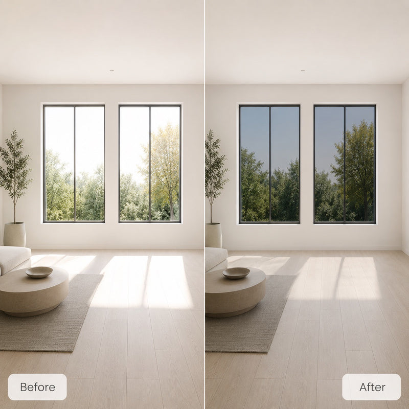 Silver Reflective RF Shielding Custom Window Film