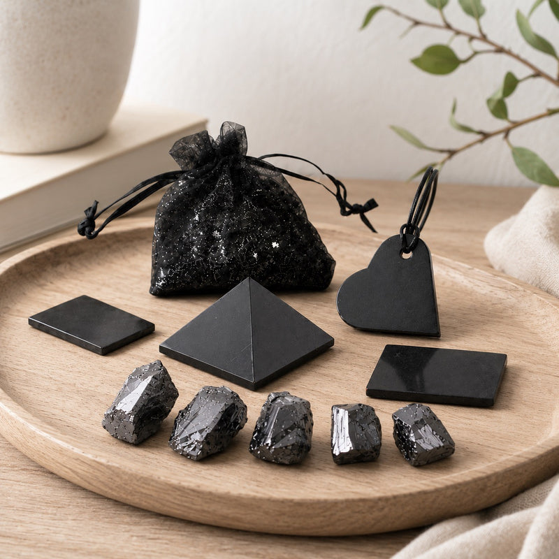 The Harmonising Shungite Stone Gift Set