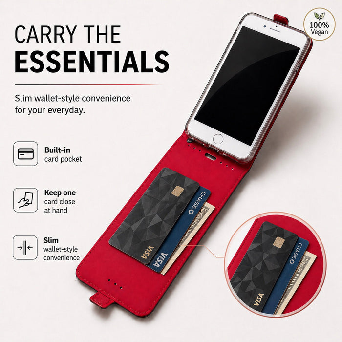 WaveWall™ Flip EMF Blocking iPhone Case & Card Holder