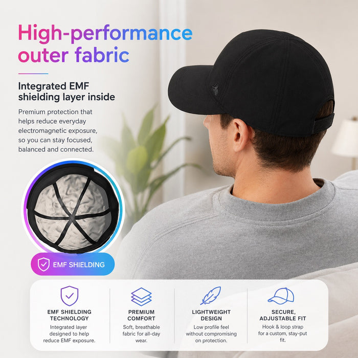 DefenderShield® Faraday Cap EMF Hat