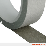 Close-up of YSHIELD GSX grounding tape roll and tape surface