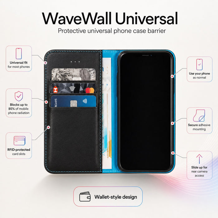 WaveWall™ EMF Blocking Universal Phone Case Wallet