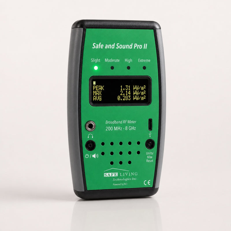 Safe and Sound Pro II RF Meter Calibrated 200 MHz – 8 GHz
