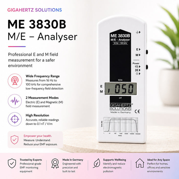 VLF ELF Tester Low Frequency EMF Meter ME3830B 16Hz-100,000Hz