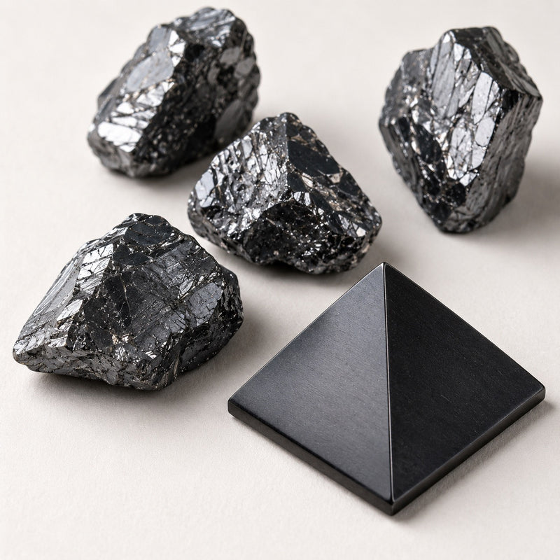 The Harmonising Shungite Stone Gift Set