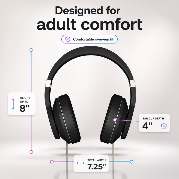 DefenderShield® EMF Protection Air Tube Headphones