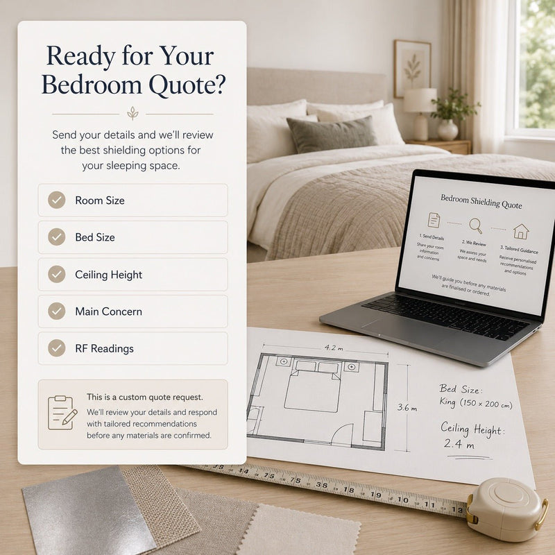Custom Full Bedroom EMF Shielding Quote - Anti-Radiation