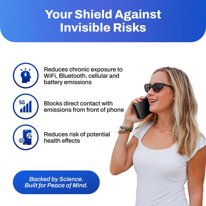 DefenderShield® 5G Blocking iPhone 17 EMF Phone Case