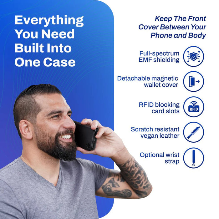DefenderShield® 5G Blocking iPhone 17 EMF Phone Case