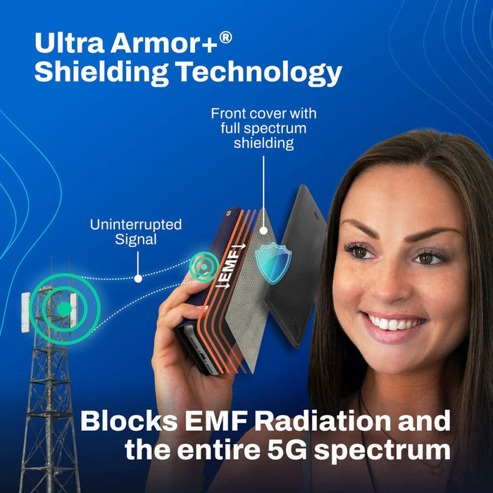 DefenderShield® 5G Blocking iPhone 17 EMF Phone Case