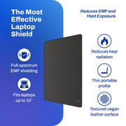 DefenderShield® 5G DefenderPad Laptop Radiation Shield - EMF Laptop Station - DefenderShield