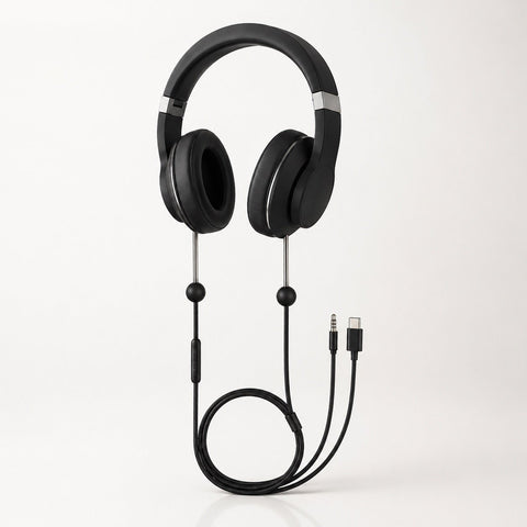 DefenderShield® EMF Protection Air Tube Headphones