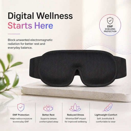 DefenderShield® Premium EMF Protection Sleep Mask - DefenderShield