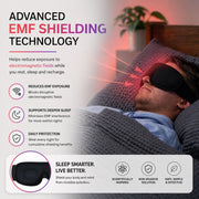 DefenderShield® Premium EMF Protection Sleep Mask - DefenderShield