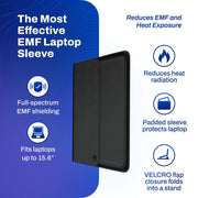 DefenderShield® RFID EMF Protection Laptop Sleeve - EMF Laptop Station - DefenderShield