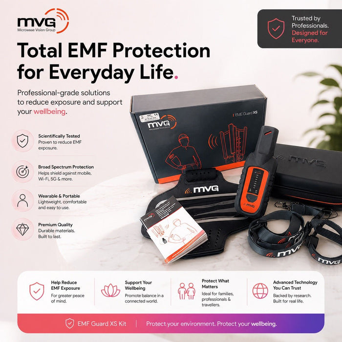MVG 5G Radiation Meter EME Guard XS 1MHz–40GHz - EMF Reader - MVG