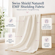 NATURELL™ Protective EMF Faraday Fabric by Swiss-Shield®-EMF Fabric-Swiss Shield