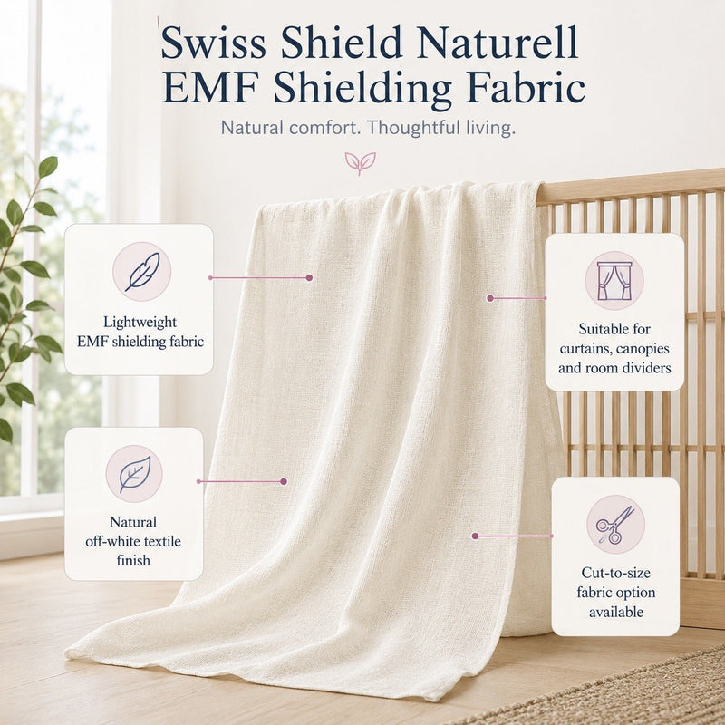 NATURELL™ Protective EMF Faraday Fabric by Swiss-Shield®-EMF Fabric-Swiss Shield