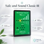 Safe And Sound Classic III RF Detector 200MHz - 8GHz-EMF Reader-Safe and Sound