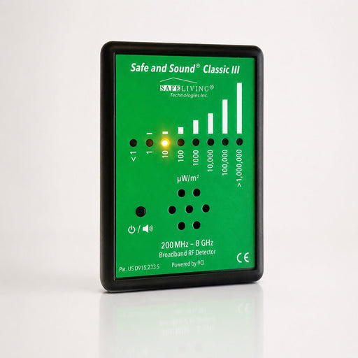 Safe And Sound Classic III RF Detector 200MHz - 8GHz-EMF Reader-Safe and Sound