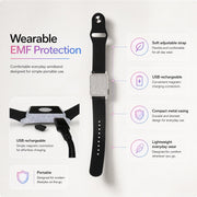 Safe And Sound Micro Wearable RF Detector V2.1 700MHz to 9GHz-EMF Reader-Safe and Sound