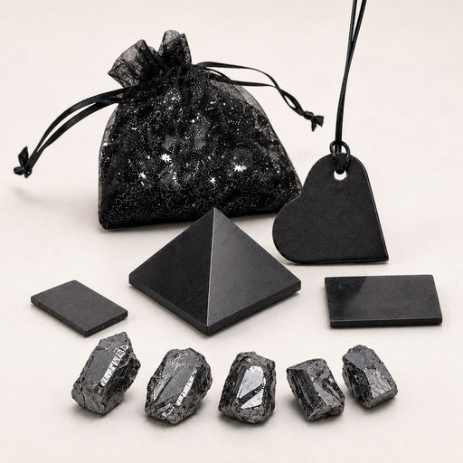 The Harmonising Shungite Stone Gift Set-Shungite-Shungite