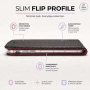 WaveWall™ Flip EMF Blocking iPhone Case & Card Holder-EMF Phone Case-WaveWall