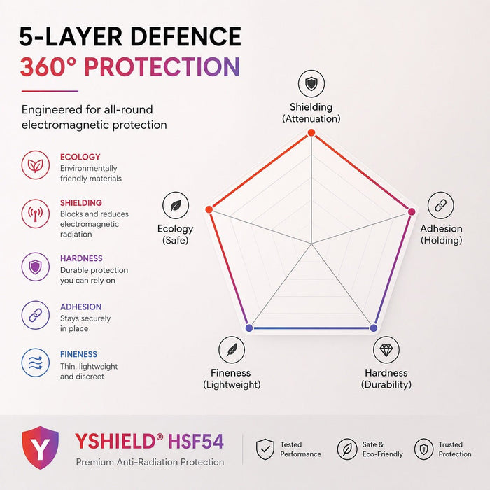 YSHIELD® HSF54 5G HF & LF EMF Shielding Paint (1 Litre) - Paint - YSHIELD