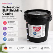 YSHIELD® HSF54 5G HF & LF EMF Shielding Paint (5 Litre Tub) - Paint - YSHIELD