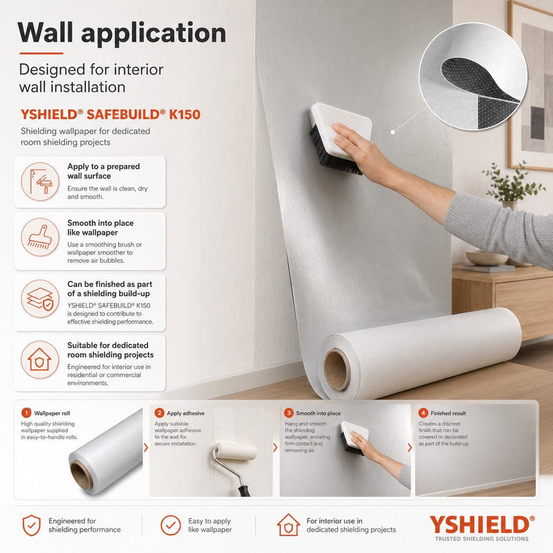 Custom RF Shielding Wallpaper Quote