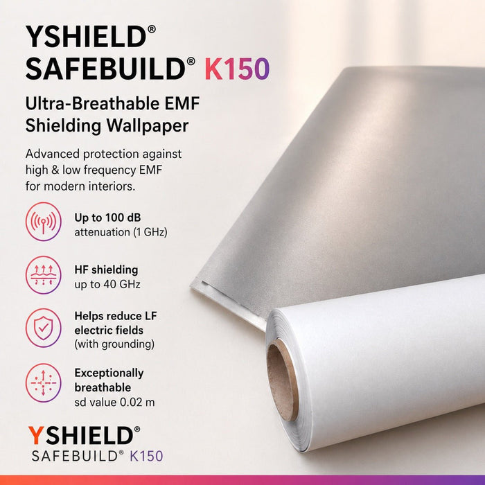 YSHIELD® K150 EMF Shielding Wallpaper - EMF Wallpaper - YSHIELD