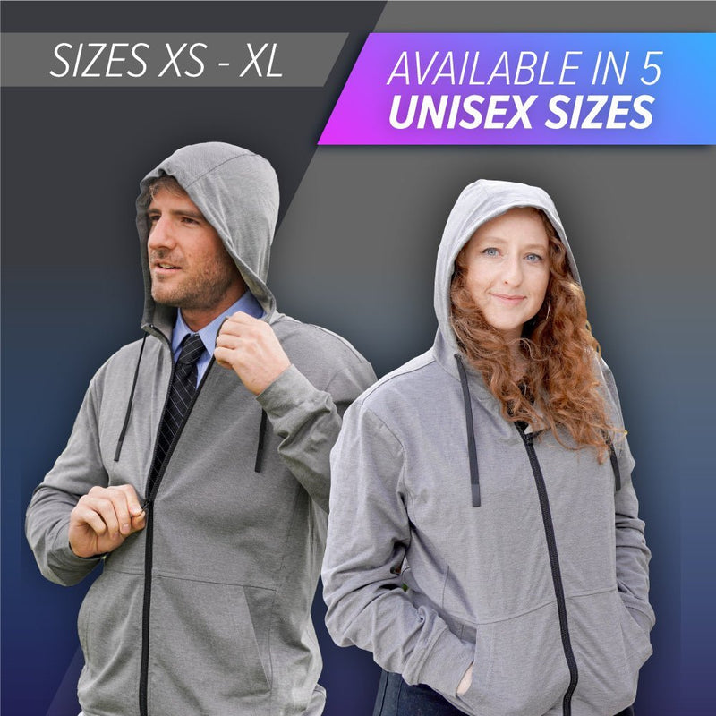 EMF Jacket on a women and man