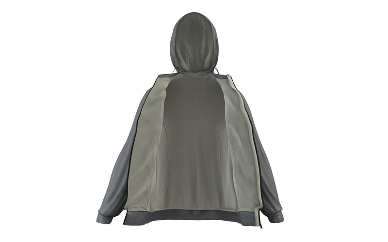 EMF Jacket inside with zip undone
