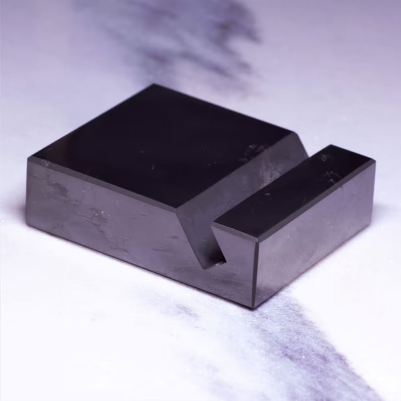 Shungite Phone Stand diagonal view