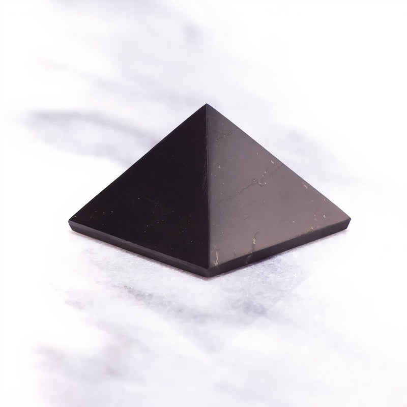 Shungite Stone Pyramids (3 Piece Small Set) - Shungite Pyramid - Shungite